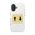 "Prayers Up, Blessings Down" Phone Case (Tough)