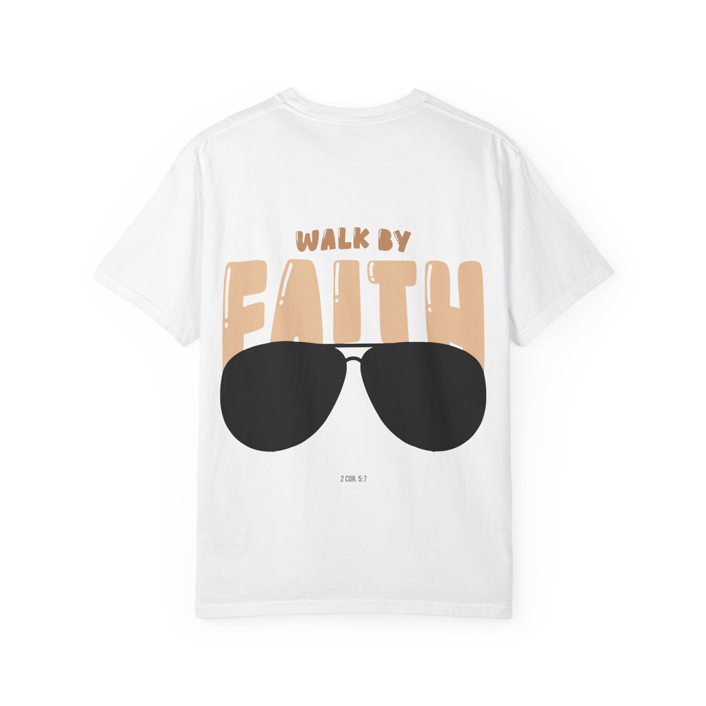 'Walk by Faith' T-Shirt | Christian Scripture Faith Graphic