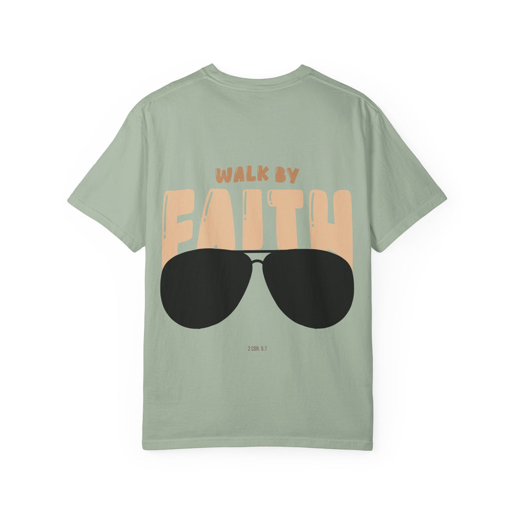 'Walk by Faith' T-Shirt | Christian Scripture Faith Graphic