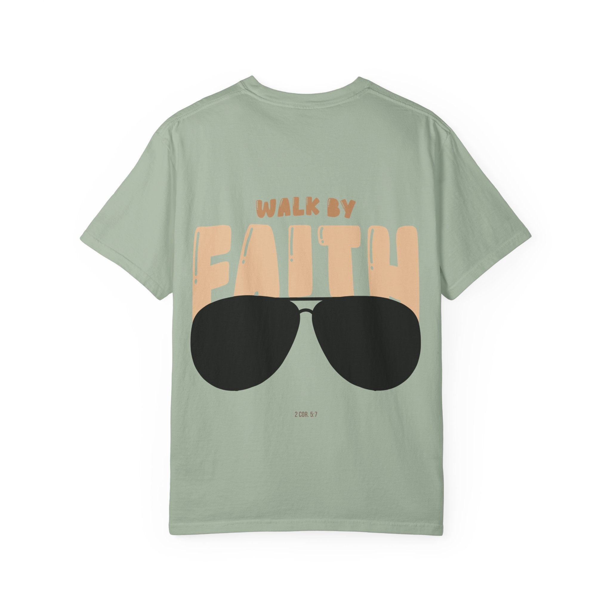 'Walk by Faith' T-Shirt | Christian Scripture Faith Graphic