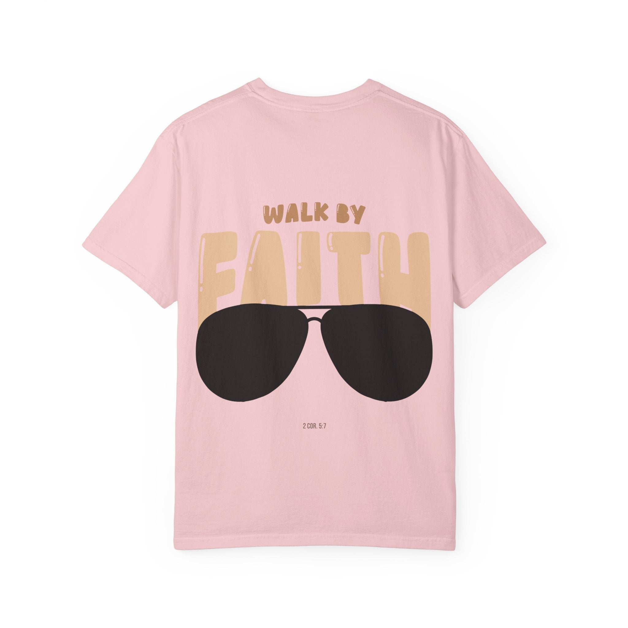 'Walk by Faith' T-Shirt | Christian Scripture Faith Graphic