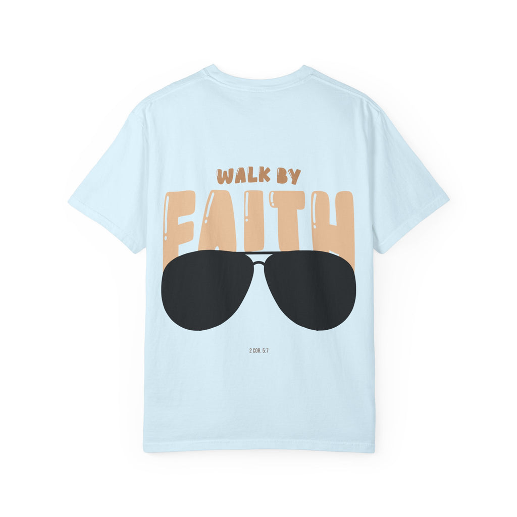 'Walk by Faith' T-Shirt | Christian Scripture Faith Graphic