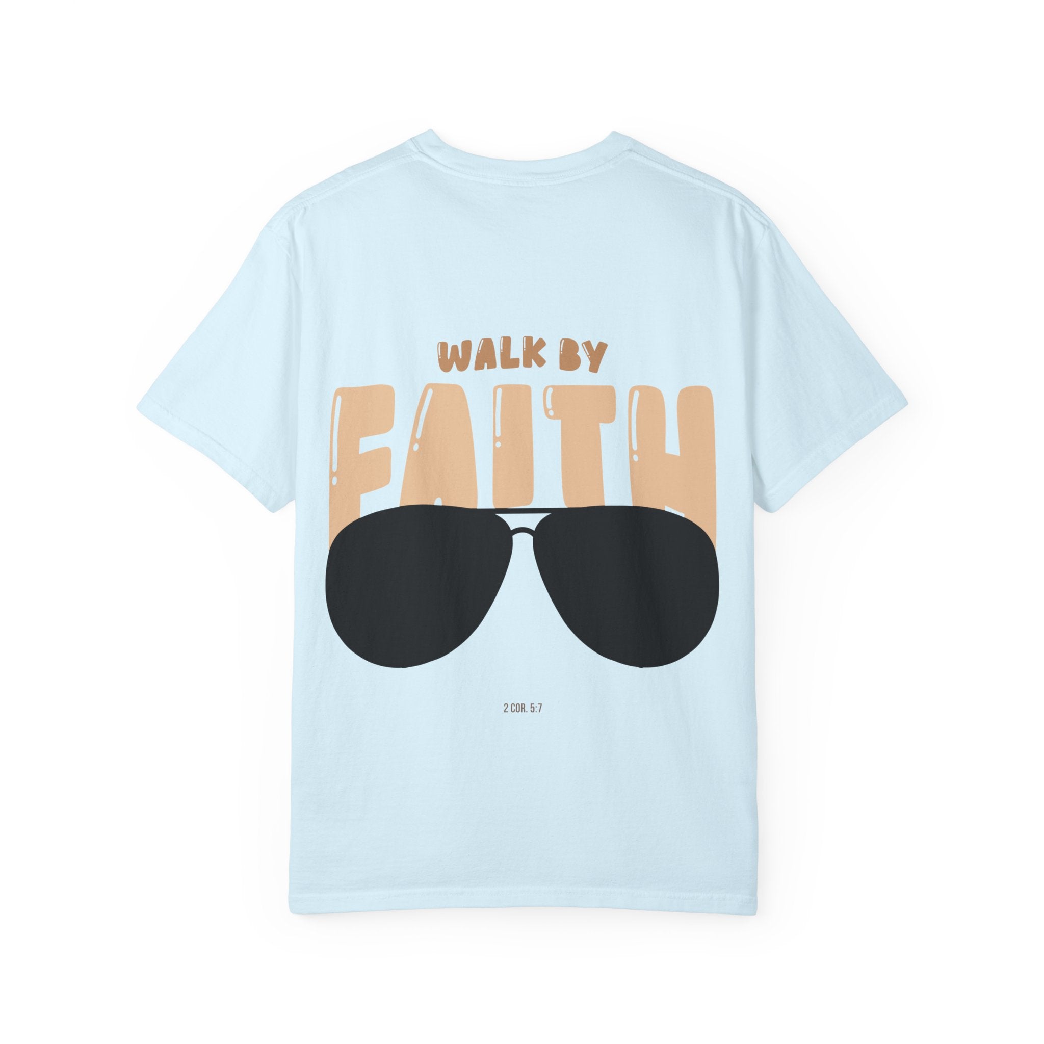 'Walk by Faith' T-Shirt | Christian Scripture Faith Graphic